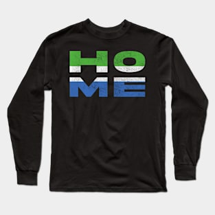 Home Sierra Leone Flag Sierra Leonean Long Sleeve T-Shirt